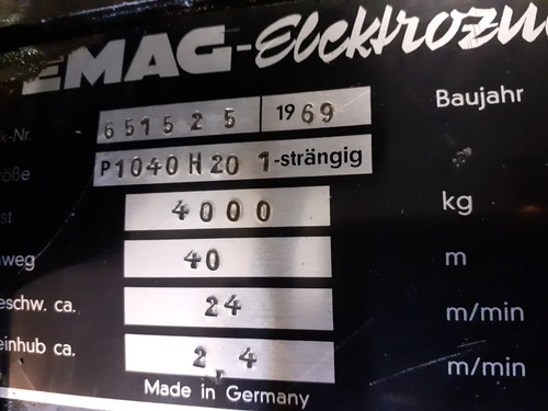 Demag p1040 hubwerk - demag,