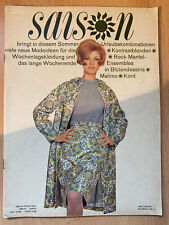 SAISON 1966 Heft 2 Sommer - DDR Modezeitschrift inkl. Schnittmuster Mode