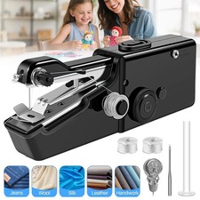 Nähmaschine Elektrische Mini Handnähmaschine Nähen Stitch Tragbar Reise Werkzeug