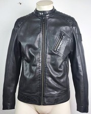 BELSTAFF V RACER 2.0 Bikerjacke Leather Designer Lederjacke Gr.44 NEU + ETIKETT