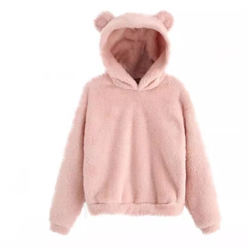 Damen sweatshirt teddyfell - sweatshirt,