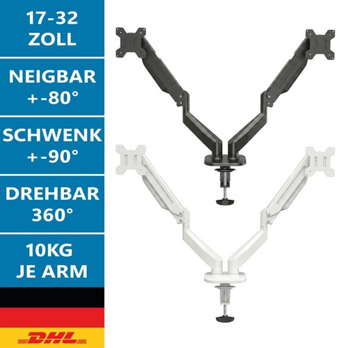 Dual monitorhalterung - dual, 2