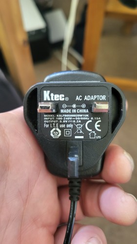 Original ktec ac dc - ktec, 5v/1a,
