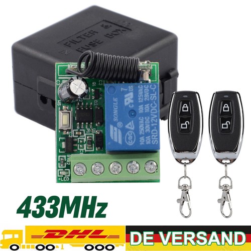 12v 1ch 433mhz - 1ch, funk