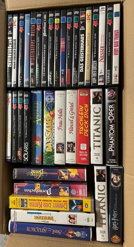 Dvd vhs konvolut - dvd, +