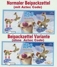 SID + Beipackzettel VARIANTE (ohne Aztec Code) aus ICE AGE 4