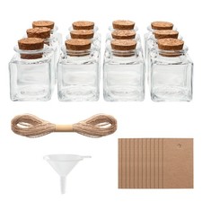 12er pack glas mit - glas, korkdeckel
