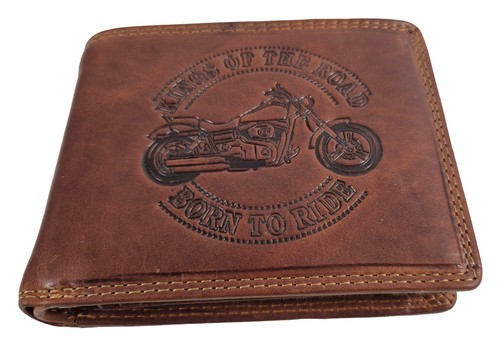 Echt leder geldbeutel motorrad - echt,