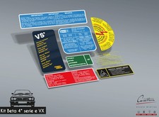 LANCIA BETA IV SERIES STICKER
