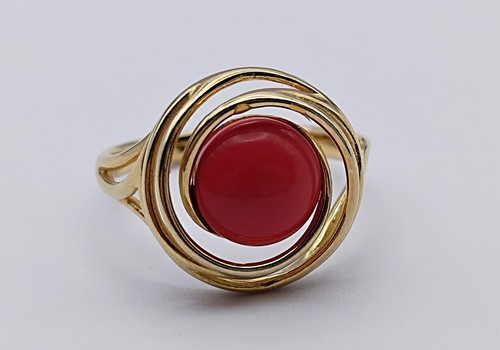 Schaumkorallen ring 18 - ring, 18,4