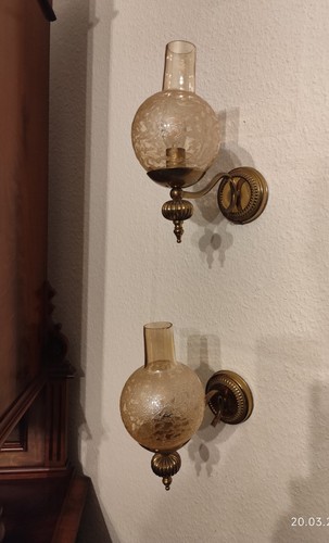 Stück antik wandleuchten - ,