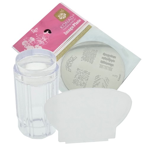 Nail art silikon stamping set - art,