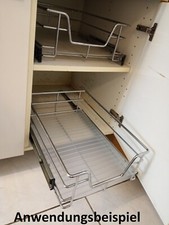 Auswahl Schubladen-Gitterkorb Auszug Gitter-Auszug Korb, Schienen Chrom