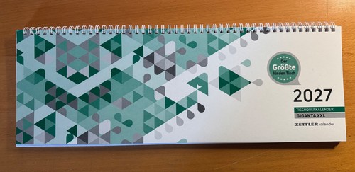 Tischquerkalender giganta xxl - tischquerkalender,