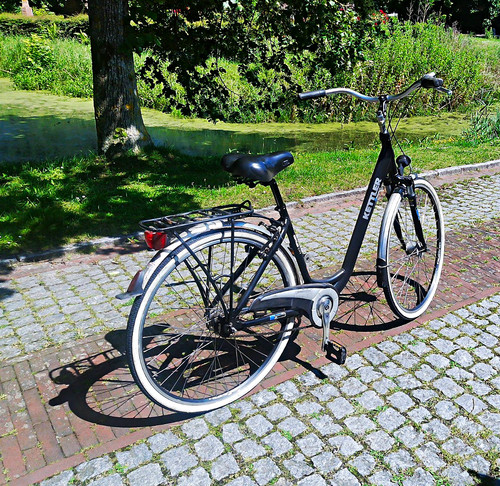 Schwarzes hollandrad unisex - schwarzes,