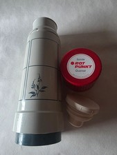 Thermoskanne Dr. Zimmermann Rotpunkt 70er Jahre 3/4 L  W. Germany