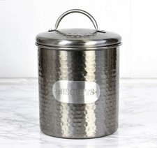 Gehämmert Große Grau Metall