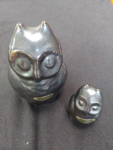Vintage otto keramik eulen - vintage,