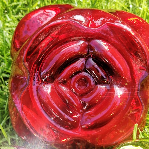Xxl rosenblüte glaskugel - xxl,