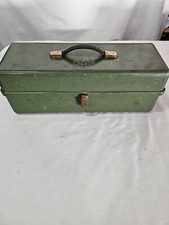 ÄLTERES DAM ANGELKASTEN,GERÄTEKASTEN MIT ZUBEHÖR  46 x 18 x 16  # 68