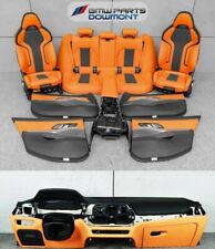 BMW M3 G80 INNENAUSSTATUNG LEDER SITZE SEATS INTERIOR M-POWER MERINO ORANGE