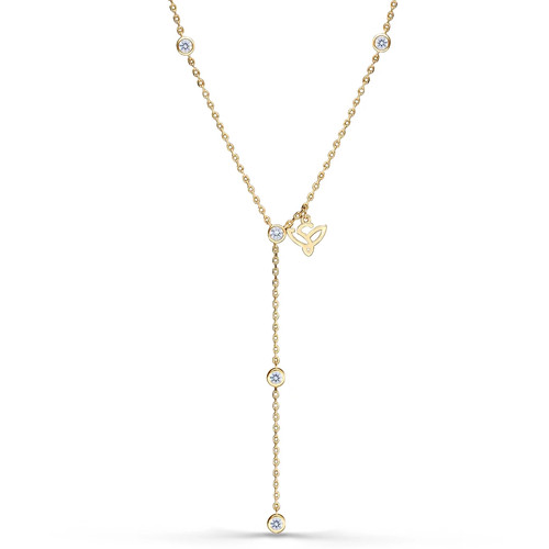 Zirkonia kette damen - zirkonia,