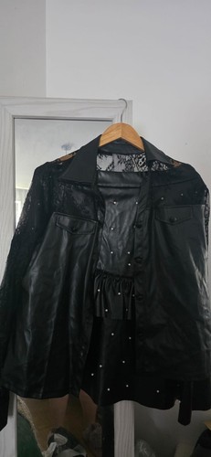 Damen kurzjacke kunstleder - damen,