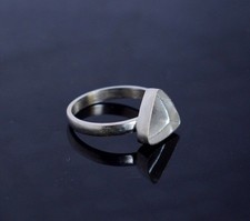 Sterling Silber Ring Rohling 3 bis 30 mm Dreieck Einfassung Cabochon...