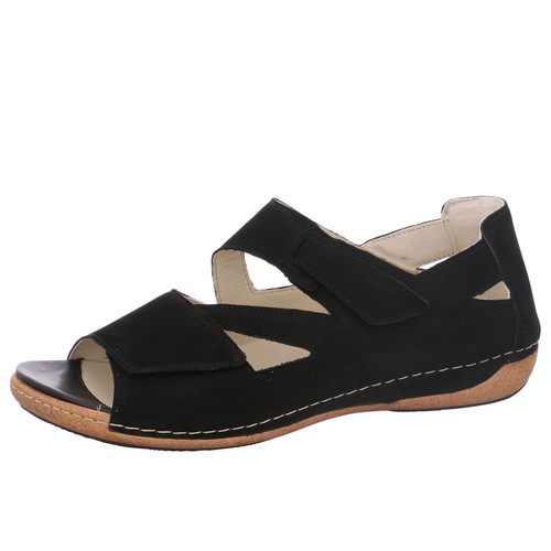 Waldläufer sandalette schwarz - sandalette,