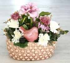 Blumengesteck altrosa weiß