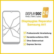 Samsung Galaxy A41 Display Reparatur Glas Frontglas Displayglas Austausch 