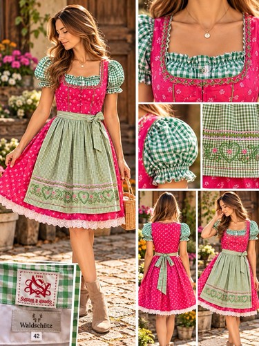 Dirndl trachtenkleid balkonett
