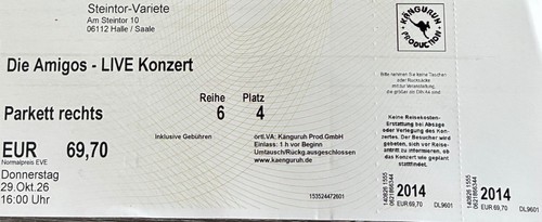 Die amigos live konzert - amigos,