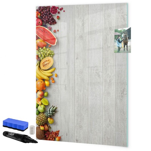 Glas memoboard komplett - glas, mit