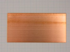 Platine 5 x 10 cm mit Kupferauflage (#242)