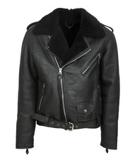 Perfekt lammfell motorradjacke - lammfell,