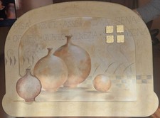 Bild Druck Claudia Ancilotti Toscana Stilleben Rahmen bemalt Deco