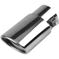 Auspuffblende Edelstahl Rund