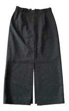 Gerry Weber Damen  Rock Elegant Wollmischung lang Gr.38 Schwarz