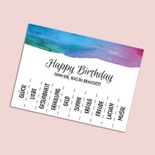 Geburtstagskarten Nimm Dir