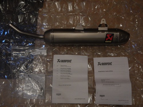 Akrapovic slip auspuff - slip, on