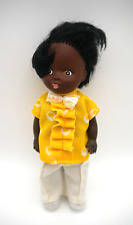 DDR Puppe Figur schwarz 20 cm DDR Gummipuppe selten Ostprodukt Rarität