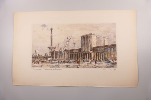 Radierung horst miesler - radierung,