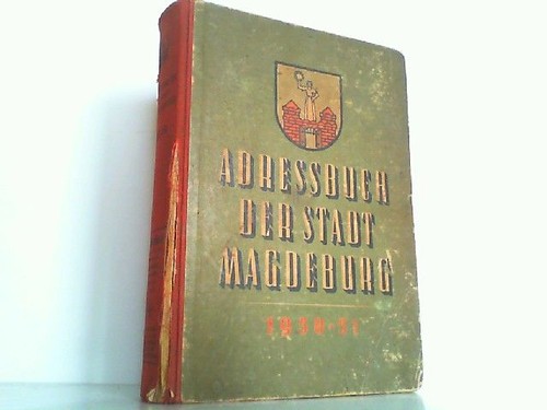 Adressbuch der stadt magdeburg - adressbuch,