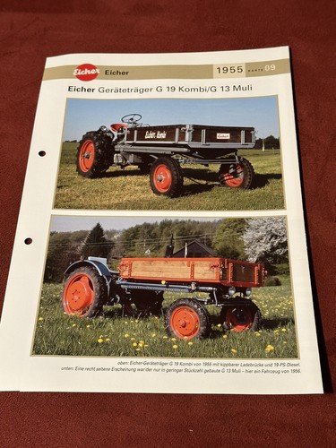 Eicher traktor schlepper - eicher,