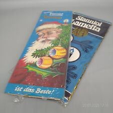 Originales vintage Stanniol Lametta Gold 9 Packungen (8x40g & 1x100g) in OVP top