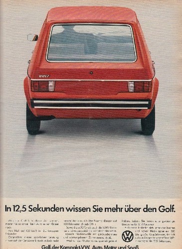 Volkswagen golf reklame - volkswagen, i
