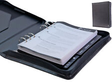 Chronoplan 50163 nachfüllbarer Terminplaner – A5, Schwarz