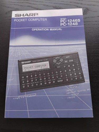 Sharp taschencomputer model - sharp,