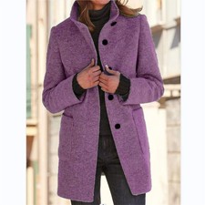 Damen wollmantel winterjacke - wollmantel,